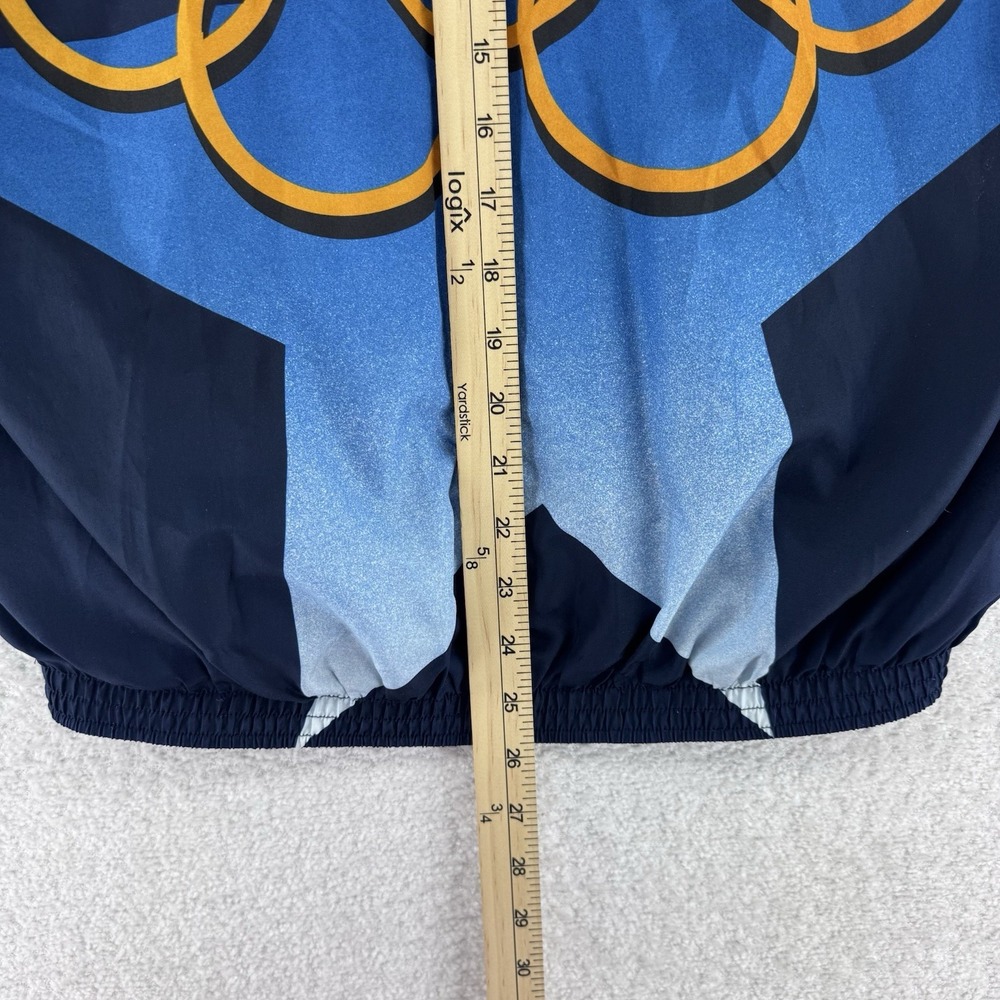 VTG Champion 1996 USA Official Olympic Team Windbreaker Jacket Large Blue - Picture 14 of 15